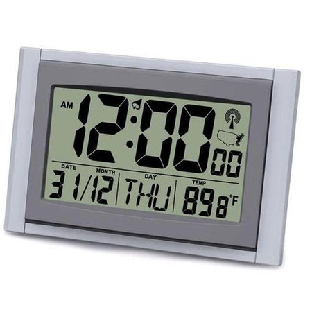 Sonnet Industries Sonnet Industries T-4685 Atomic Clock with 2 in. Numbers and Temperature T-4685